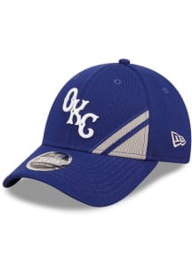 New Era Oklahoma City Dodgers Baby Toddler Corner Pop 9FORTY Adjustable Hat - Blue