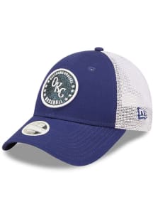 New Era Oklahoma City Dodgers Baby Toddler Glitter Circle 9FORTY Adjustable Hat - Blue