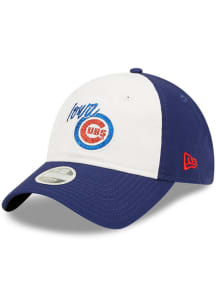 New Era Iowa Cubs White Womens Logo Glam 9TWENTY Womens Adjustable Hat