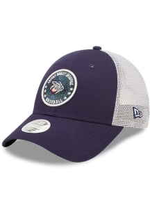 New Era Lehigh Valley Ironpigs Blue JR Glitter Circle 9FORTY Youth Adjustable Hat