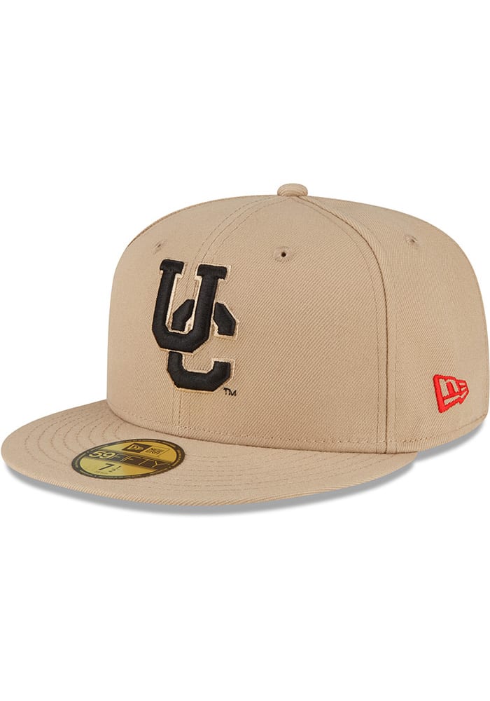 New Era Cincinnati Bearcats Mens Tan 2T 59FIFTY Fitted Hat