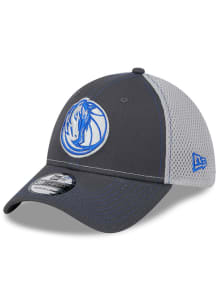 New Era Dallas Mavericks Mens Grey 2T Neo 39THIRTY Flex Hat