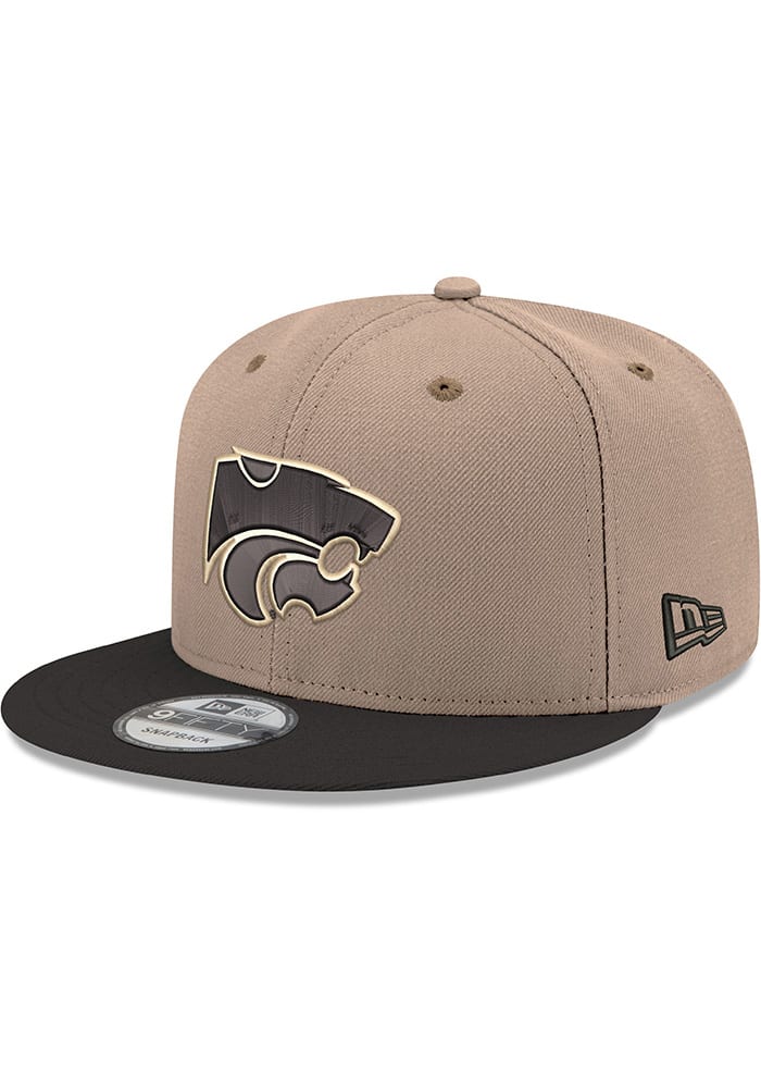 New Era K-State Wildcats Tan 2T 9FIFTY Mens Snapback Hat
