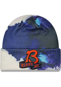 New Era Chicago Bears Blue 2022 Ink Dye Cuff Mens Knit Hat