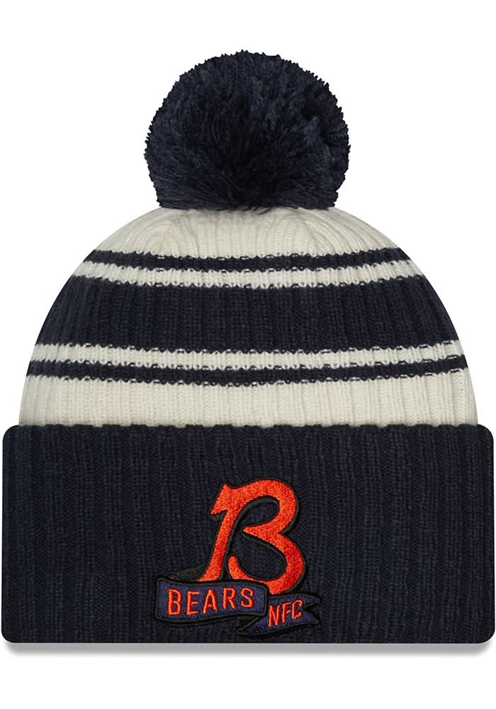 Chicago Bears 2022 Sideline Ink Knit Hat