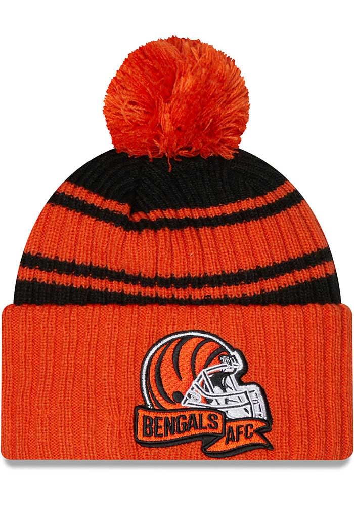 New Era Cincinnati Bengals Orange Alt 2022 Sideline Sport Mens Knit Hat