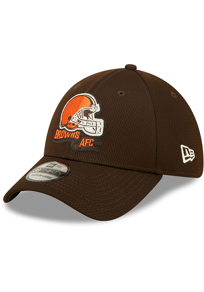 New Era Cleveland Browns Mens Brown 2022 Coaches 39THIRTY Flex Hat