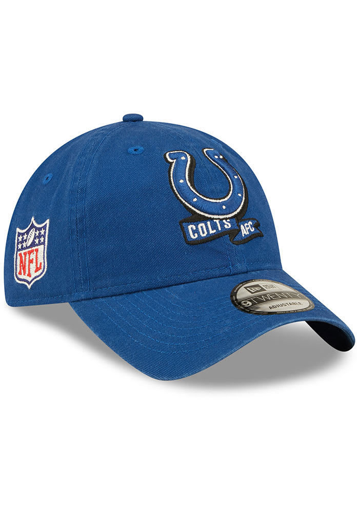 New Era Indianapolis Colts 2022 Sideline 9TWENTY Adjustable Hat - Blue