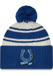New Era Indianapolis Colts Ivory 2022 Sideline Sport Mens Knit Hat