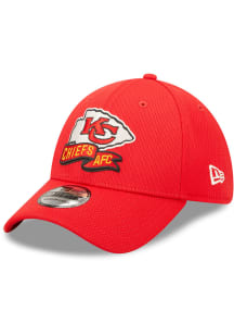 New Era Kansas City Chiefs Mens Red 2022 Coaches 39THIRTY Flex Hat