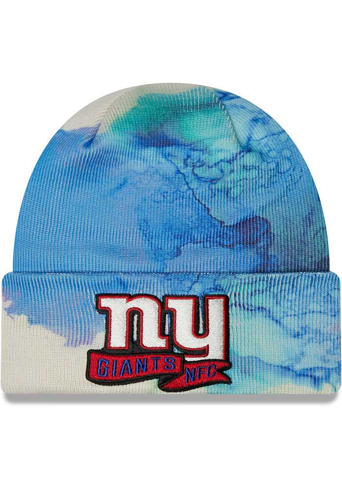 New Era New York Giants Blue 2022 Ink Dye Cuff Mens Knit Hat