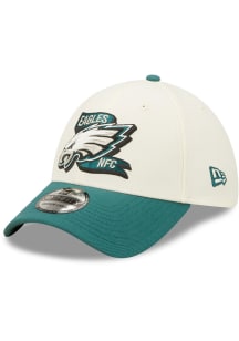 New Era Philadelphia Eagles Mens Ivory 2022 Sideline 39THIRTY Flex Hat