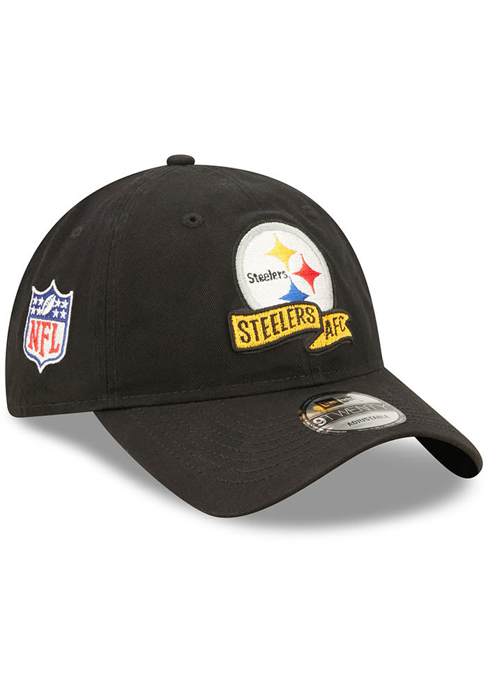New Era Pittsburgh Steelers 2022 Sideline 9TWENTY Adjustable Hat - Black