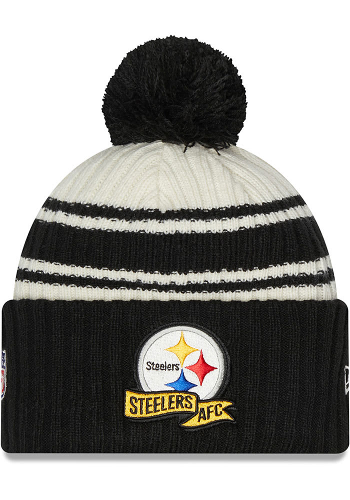 Pittsburgh Steelers Youth New Era Crucial Catch Sideline Sport Knit Hat