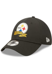 New Era Pittsburgh Steelers Mens Black 2022 Coaches 39THIRTY Flex Hat