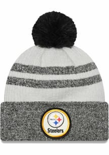 New Era Pittsburgh Steelers Black Retro 2022 Sideline Sport Mens Knit Hat