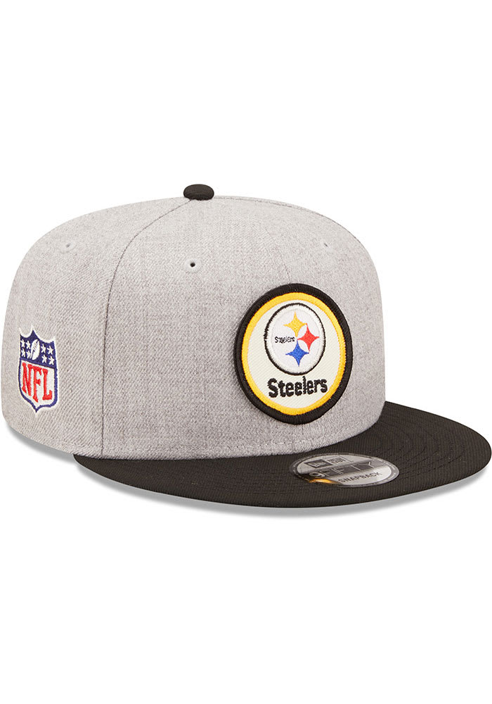 Pittsburgh Steelers New Era 2022 Sideline 9FIFTY Ink Dye Snapback Hat -  Black