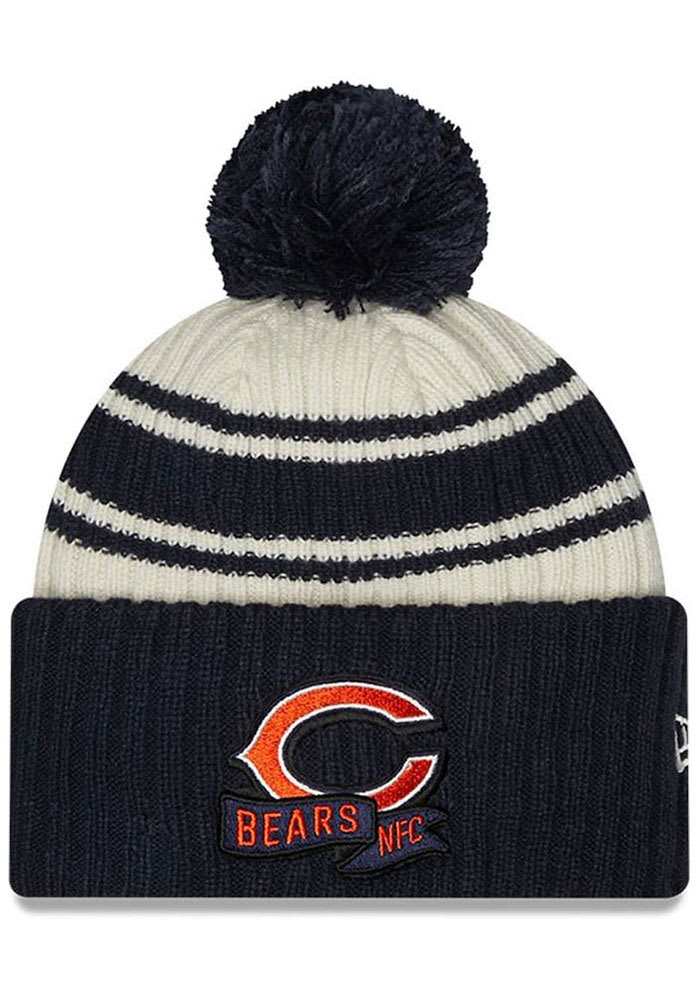 New Era Chicago Bears Navy Blue Jr 2022 Sideline Sport Youth Knit Hat, Navy Blue, Acrylic, Size Youth, Rally House