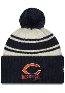 New Era Chicago Bears Navy Blue JR 2022 Sideline Sport Youth Knit Hat
