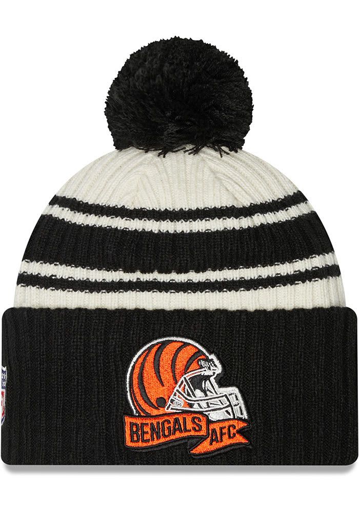 New Era Cincinnati Bengals Black JR 2022 Sideline Sport Youth Knit Hat
