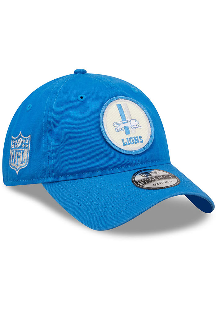 Men's New Era Blue Detroit Lions OTC 2022 Sideline 9TWENTY