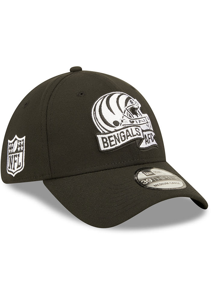 Men's Cincinnati Bengals New Era Black 2022 Sideline 39THIRTY