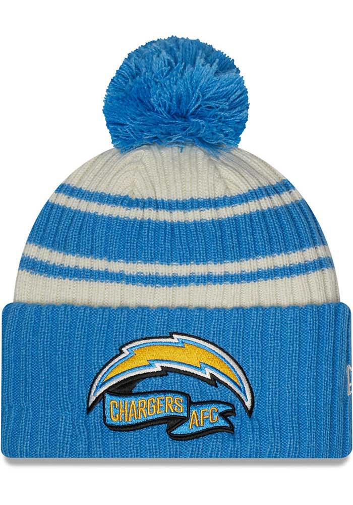 New Era Los Angeles Chargers Blue 2022 Sideline Sport Mens Knit Hat