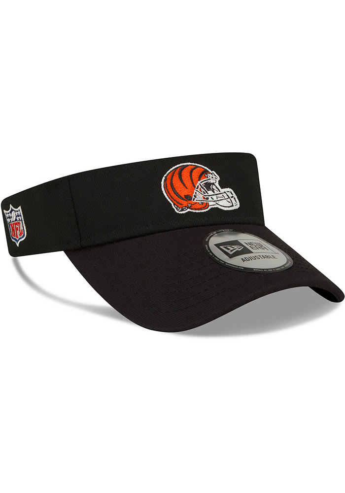 New Era Cincinnati Bengals Black 2023 Training Camp Adjustable Visor, Black, POLYESTER, Size ADJ, Rally House