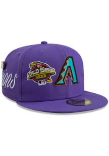 New Era Arizona Diamondbacks Mens Purple Historic Champs 59FIFTY Fitted Hat
