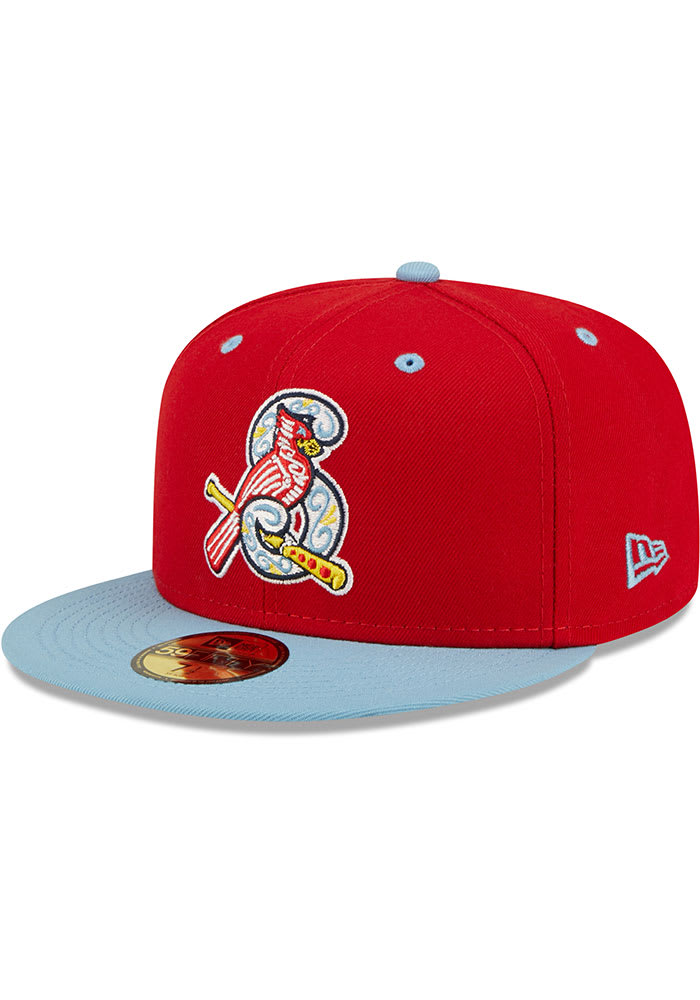 New Era Springfield Cardinals Mens Red 2022 Milb Copa 59FIFTY Fitted Hat