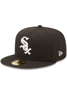 New Era Chicago White Sox Mens Black Citrus Pop 59FIFTY Fitted Hat
