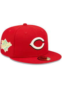 New Era Cincinnati Reds Mens Red Citrus Pop 59FIFTY Fitted Hat