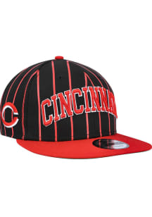 New Era Cincinnati Reds Black City Arch 9FIFTY Mens Snapback Hat