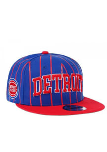 New Era Detroit Pistons Blue City Arch 9FIFTY Mens Snapback Hat