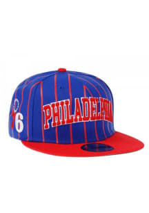 New Era Philadelphia 76ers Blue City Arch 9FIFTY Mens Snapback Hat