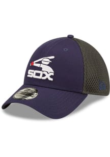New Era Chicago White Sox Mens Blue Team Neo 39THIRTY Flex Hat