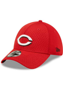 New Era Cincinnati Reds Mens Red Essential 39THIRTY Flex Hat