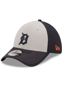 New Era Detroit Tigers Mens Navy Blue Classic 39THIRTY Flex Hat