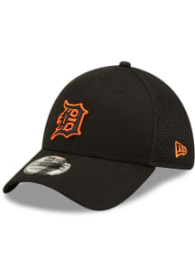 New Era Detroit Tigers Mens Black Team Neo 39THIRTY Flex Hat