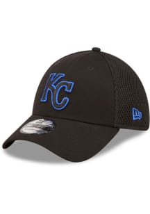 New Era Kansas City Royals Mens Black Team Neo 39THIRTY Flex Hat