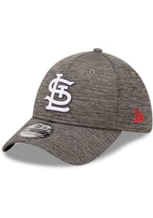 New Era St Louis Cardinals Mens Grey Essential 39THIRTY Flex Hat