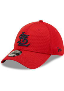 New Era St Louis Cardinals Mens Red Essential 39THIRTY Flex Hat