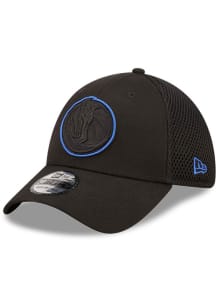 New Era Dallas Mavericks Mens Black Team Neo 39THIRTY Flex Hat