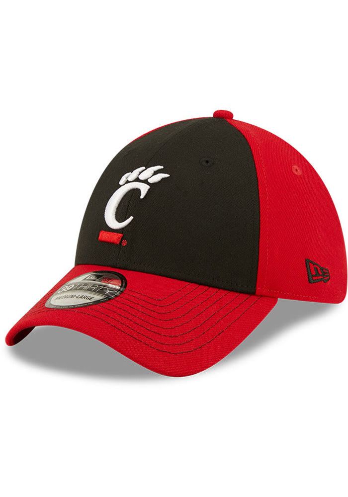 New Era Cincinnati Bearcats Mens Black Classic 39THIRTY Flex Hat