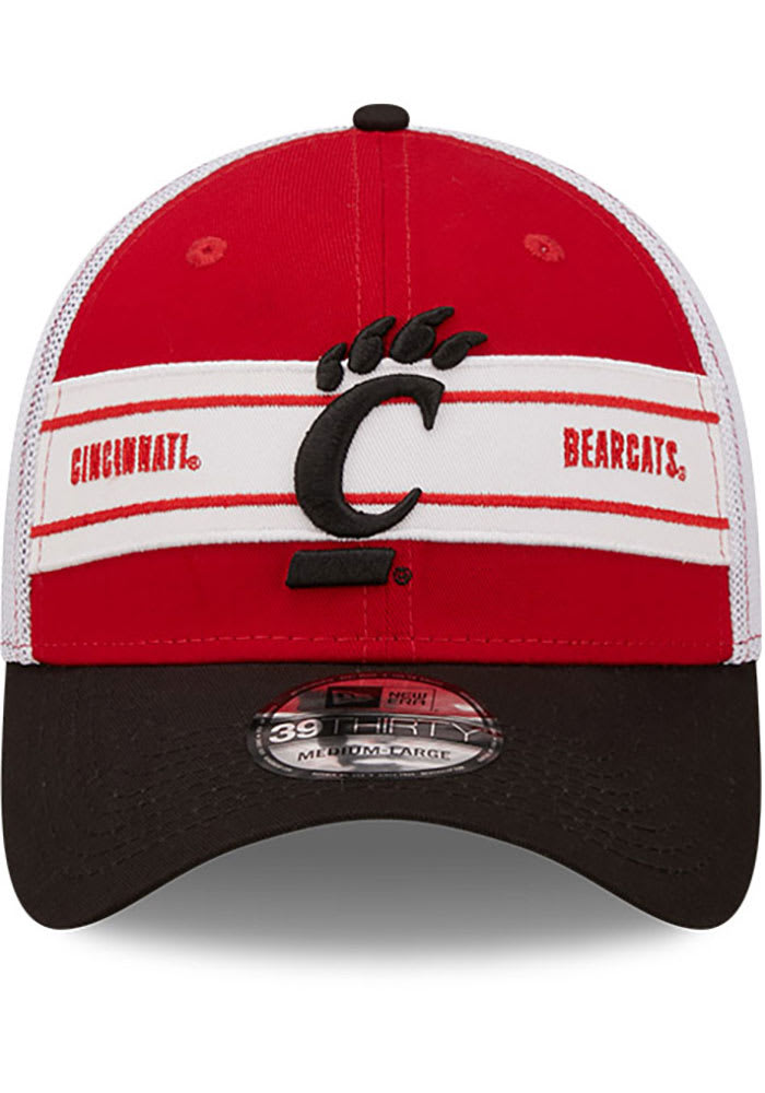 New Era Cincinnati Bearcats Mens Red Team Banded 39THIRTY Flex Hat