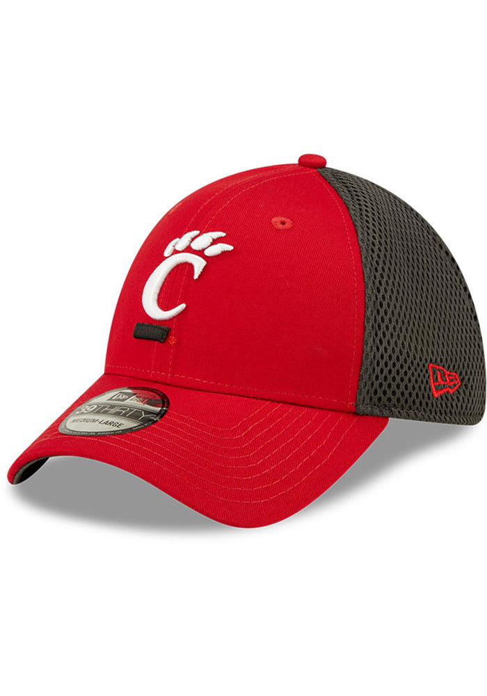 New Era Cincinnati Bearcats Mens Red Team Neo 39THIRTY Flex Hat
