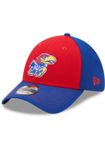 New Era Kansas Jayhawks Mens Red Classic 39THIRTY Flex Hat