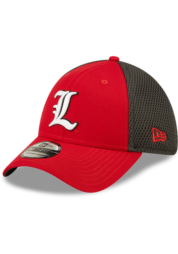 Men's New Era Red Louisville Cardinals Engineered Neo 39THIRTY