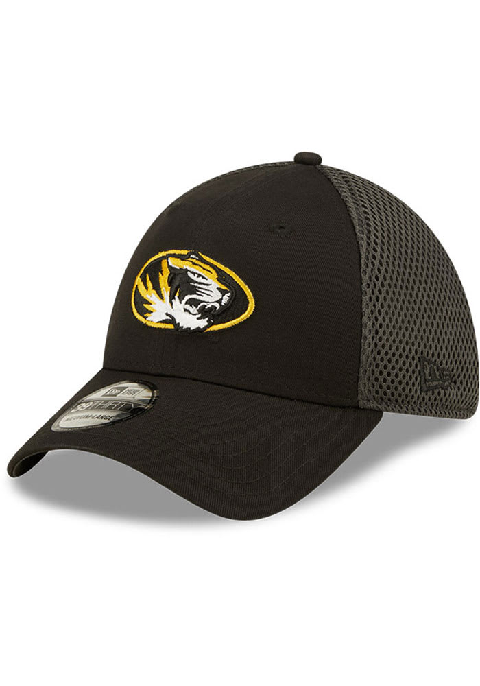 New Era Missouri Tigers Mens Black Team Neo 39THIRTY Flex Hat