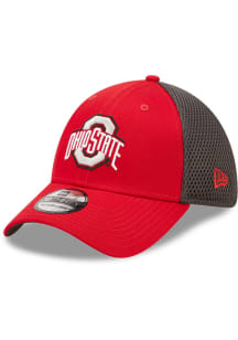 New Era Ohio State Buckeyes Mens Red Team Neo 39THIRTY Flex Hat